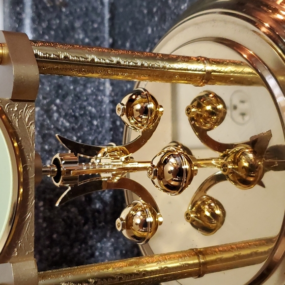 Electronic Quartz Revolving Pendulum ANNIVERSARY Clock - Picture 5 of 7